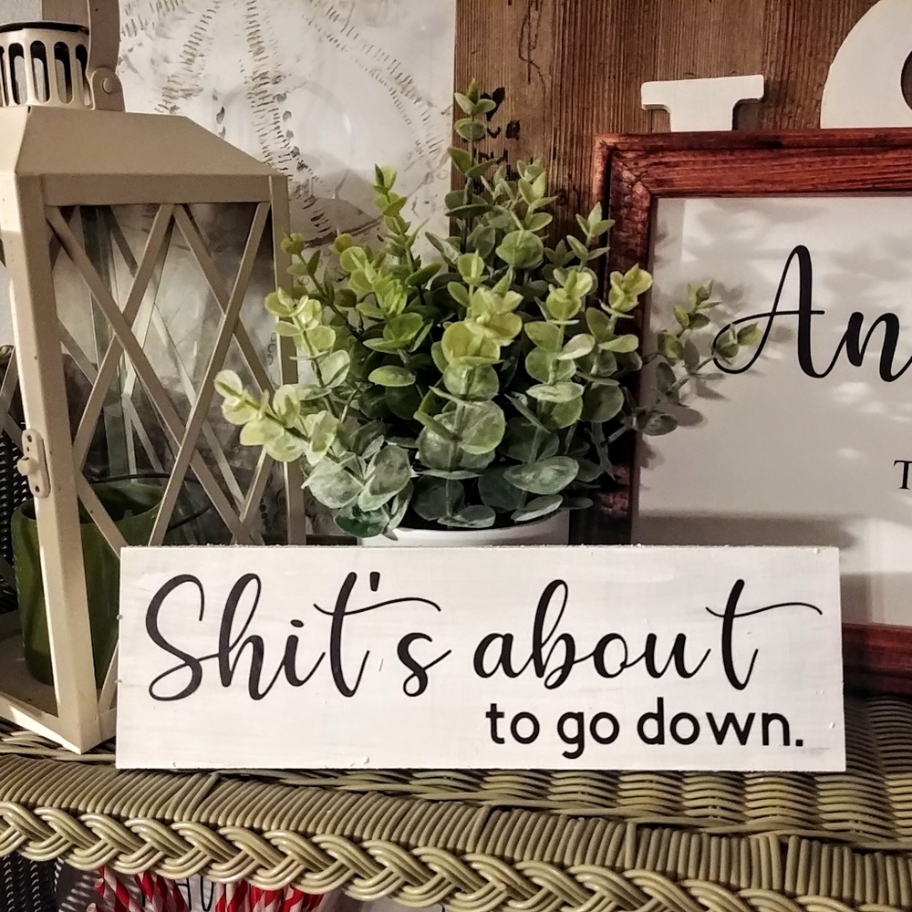 Farmhouse sign